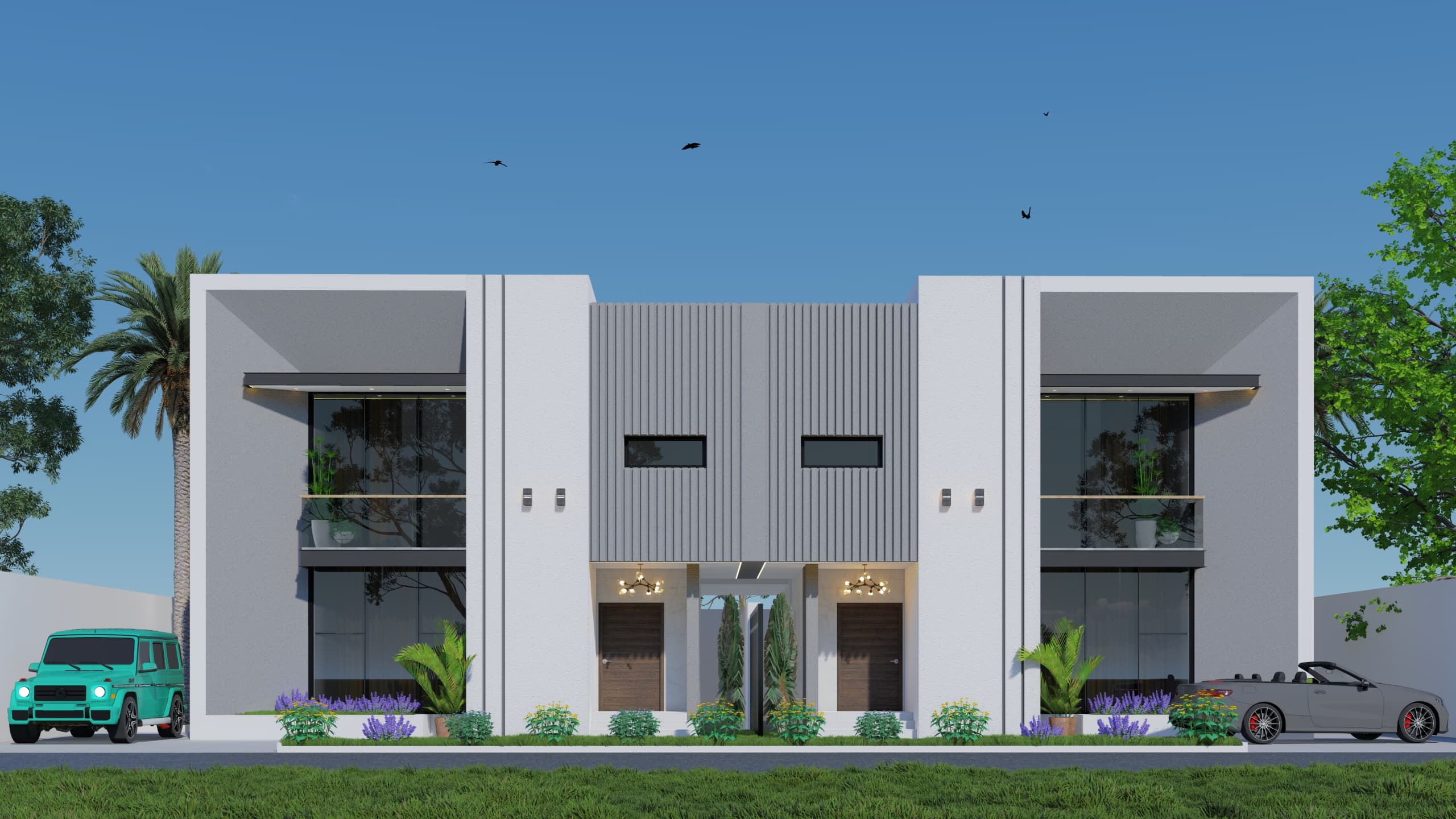 Semi detached duplex in Elite court karshi
